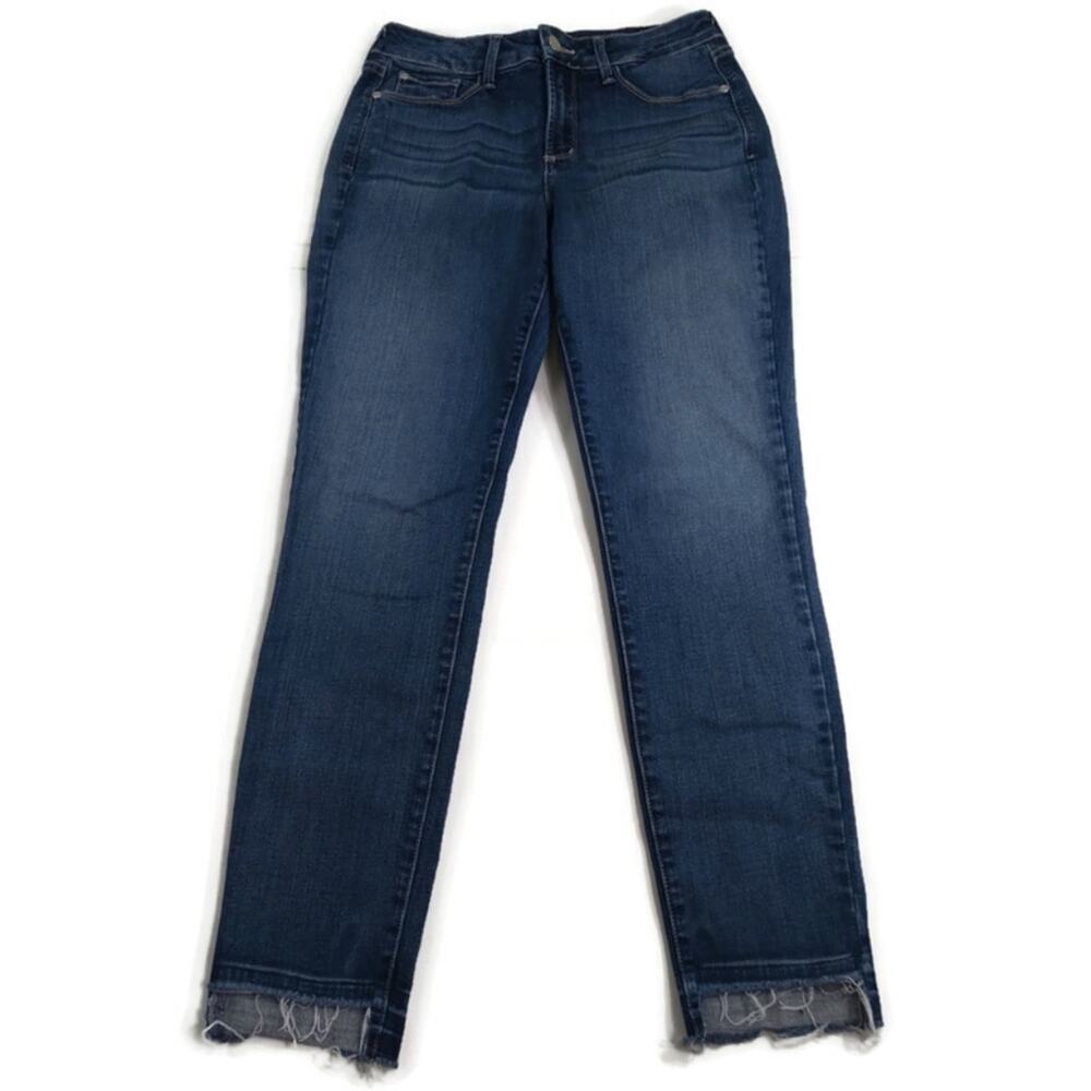 NYDJ 9.5 Rise Step Hem Jeans Size 4 Waist 28     J283